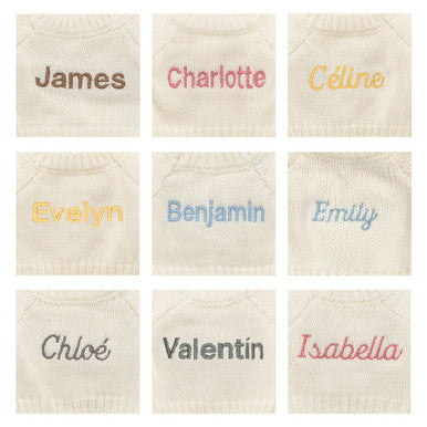 Bashful Luxe Bunny Rosa with Personalised Cream Jumper
