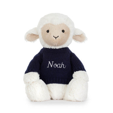 Skipson Lamb with Personalised Navy Jumper