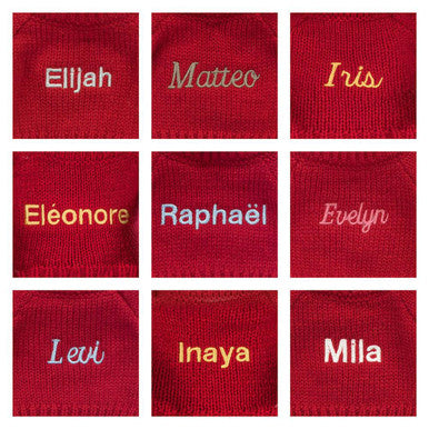 Bashful Luxe Bunny Scarlett with Personalised Red Jumper