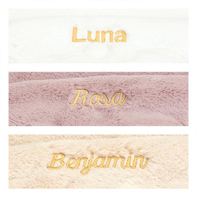 Personalised Bashful Luxe Bunny Rosa Soother