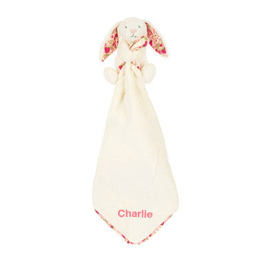 Personalised Blossom Cream Bunny 'Berry' Soother